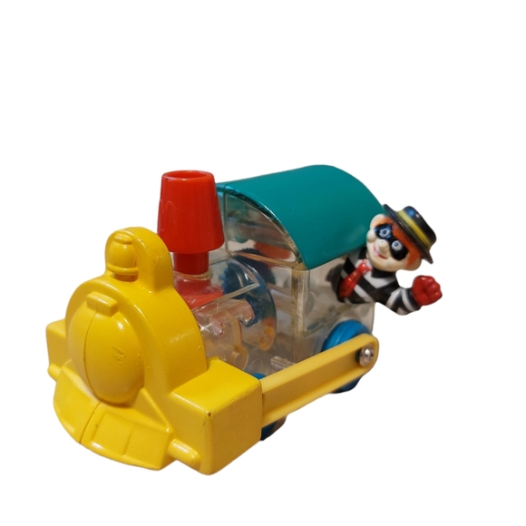 VINTAGE 1996 Rare McDonald's happy meal toy Ronald McDonald clear car 1996 - Picture 3 of 10